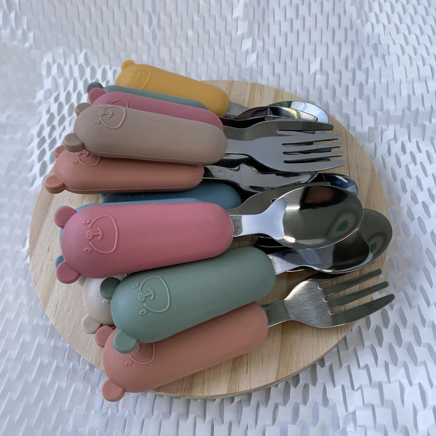 Stainless Steel Baby Bowl with Silicone Sleeve | Boélème Lebanon | Toddler Feeding Set (5 Colors)